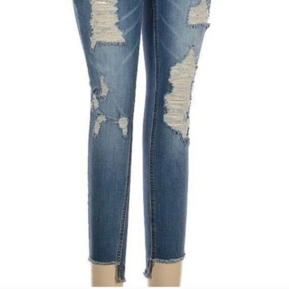 Indigo Rein Distressed Jeans - Picture 3 of 4